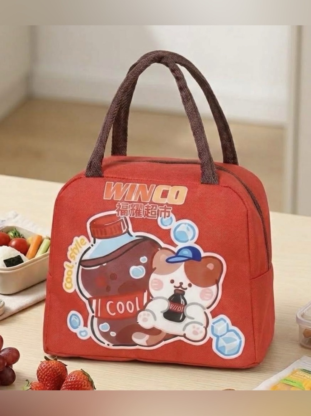 Insulated Lunch Bag – Cat